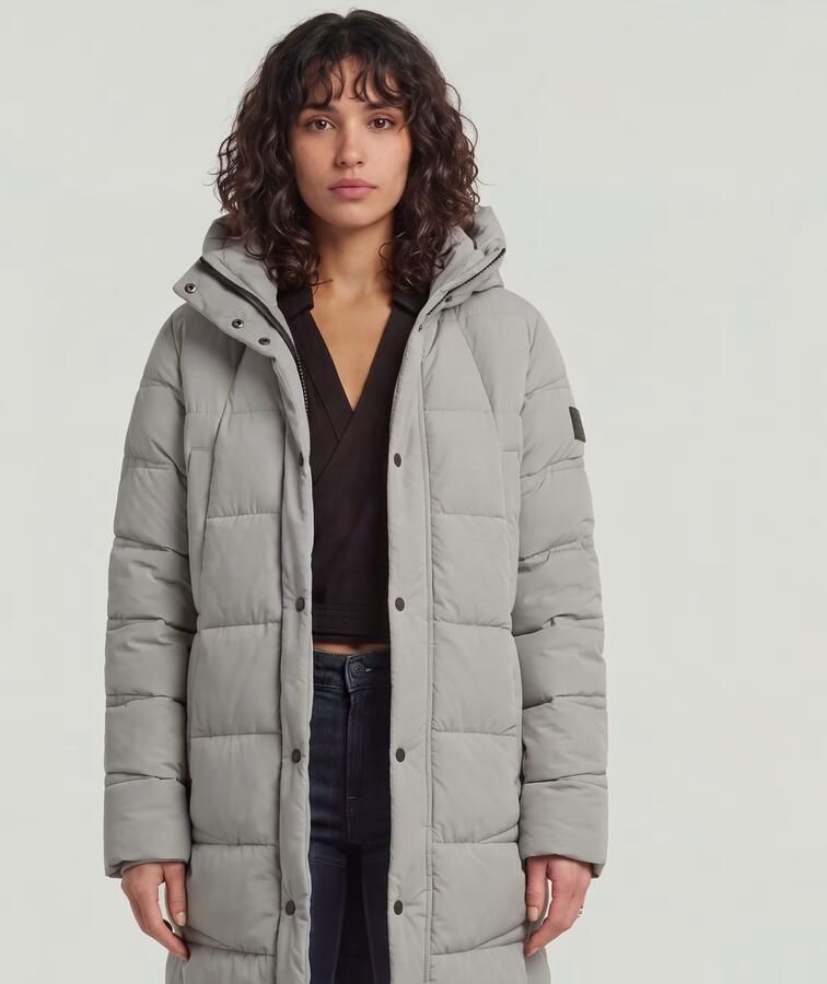 G-Star Raw Gewatteerde lange jas met steekzakken model 'Whistler' - Foto 4