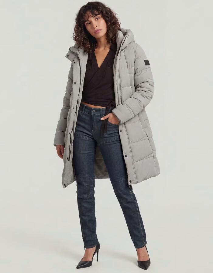 G-Star Raw Gewatteerde lange jas met steekzakken model 'Whistler' - Foto 5