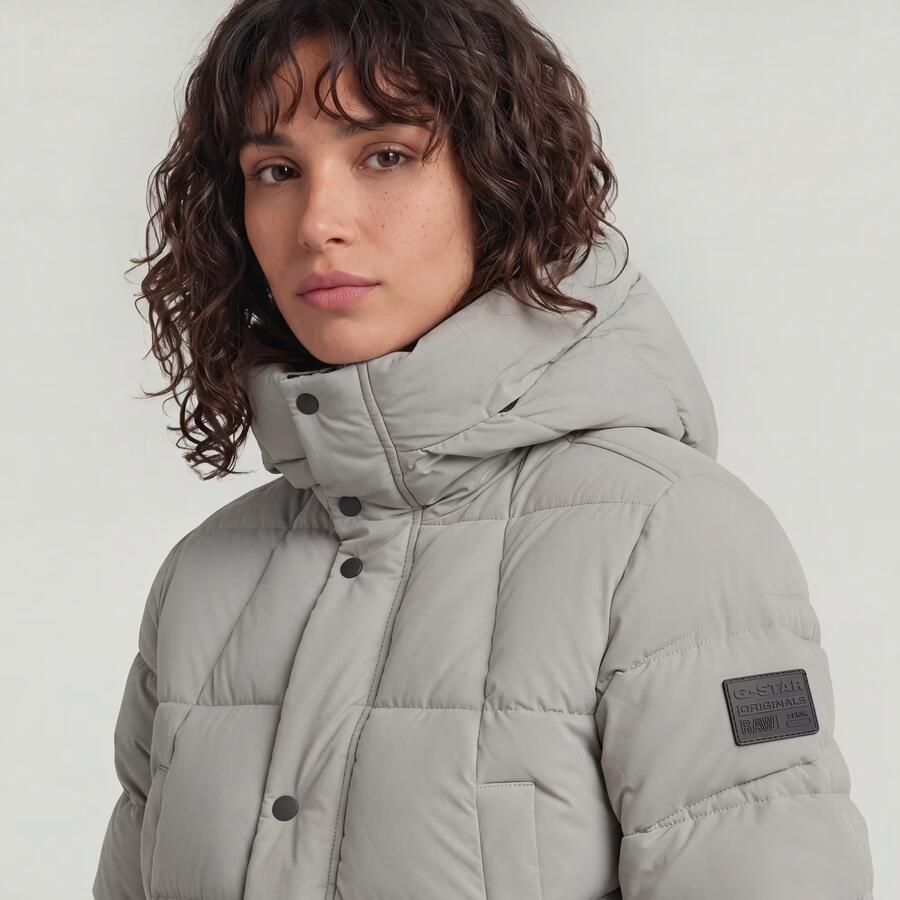 G-Star Raw Gewatteerde lange jas met steekzakken model 'Whistler' - Foto 3