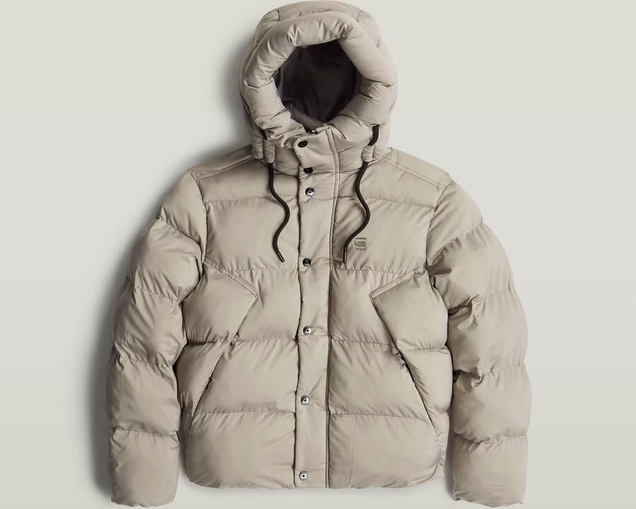 G-Star RAW Whistler Short Puffer Beige Dames - Foto 2