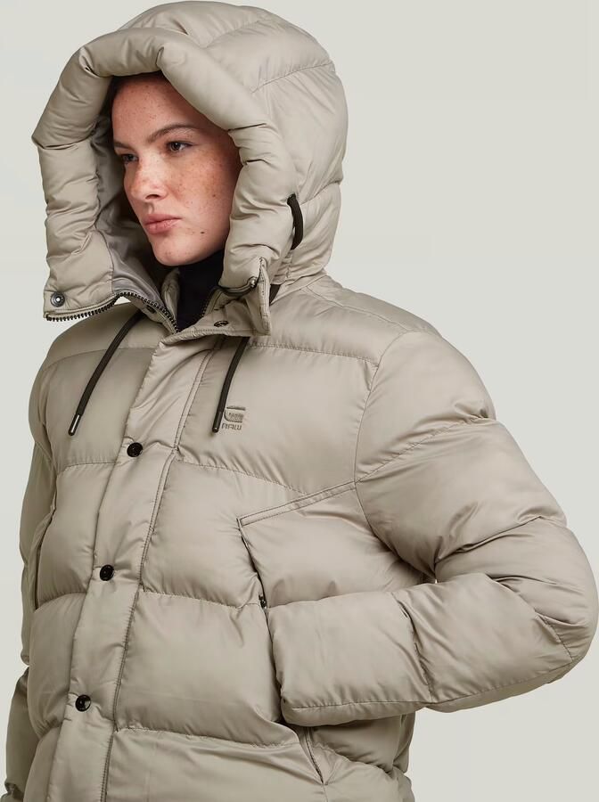 G-Star RAW Whistler Short Puffer Beige Dames - Foto 3