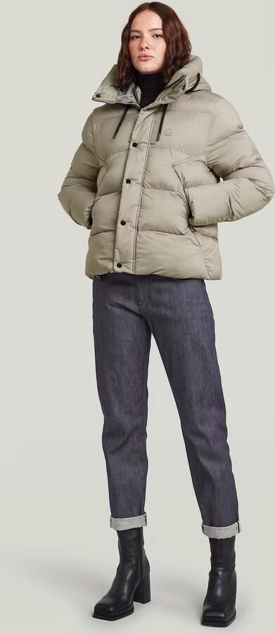 G-Star RAW Whistler Short Puffer Beige Dames - Foto 5