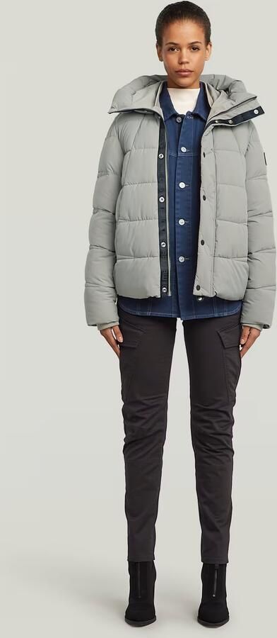 G-Star Raw Gewatteerd jack met gevoerde opstaande kraag model 'Whistle' - Foto 6