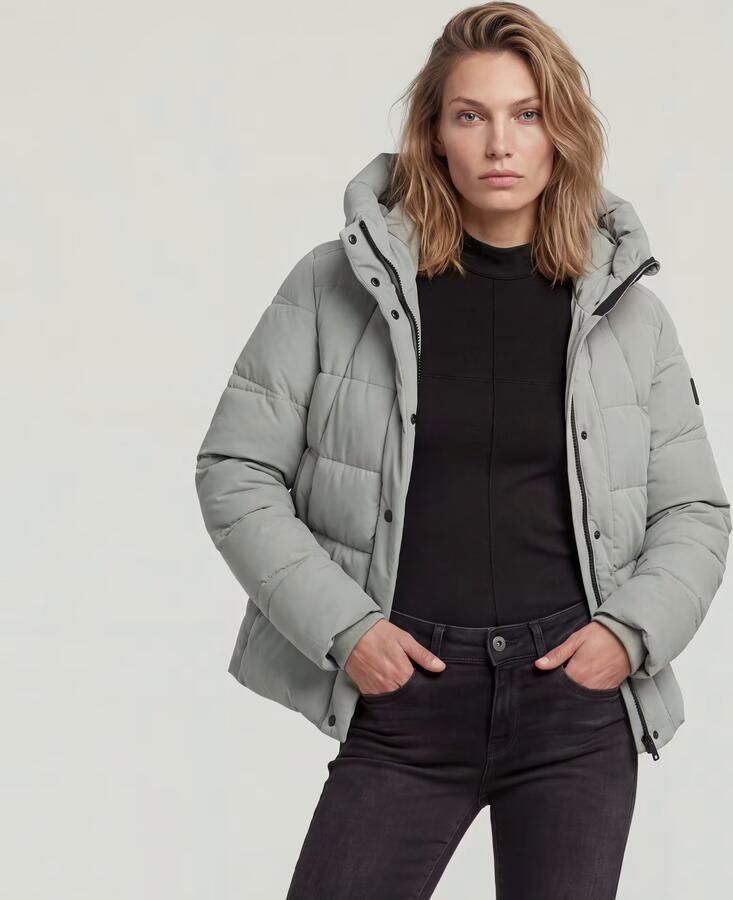 G-Star Raw Gewatteerd jack met gevoerde opstaande kraag model 'Whistle' - Foto 3