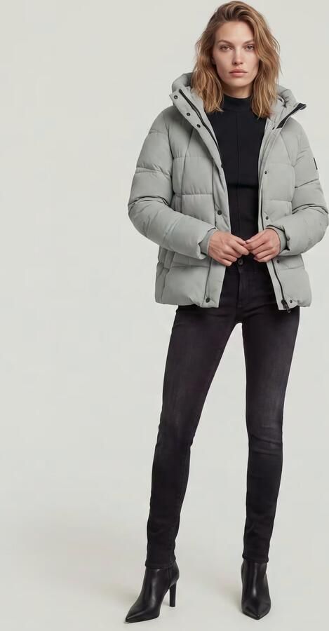 G-Star Raw Gewatteerd jack met gevoerde opstaande kraag model 'Whistle' - Foto 6