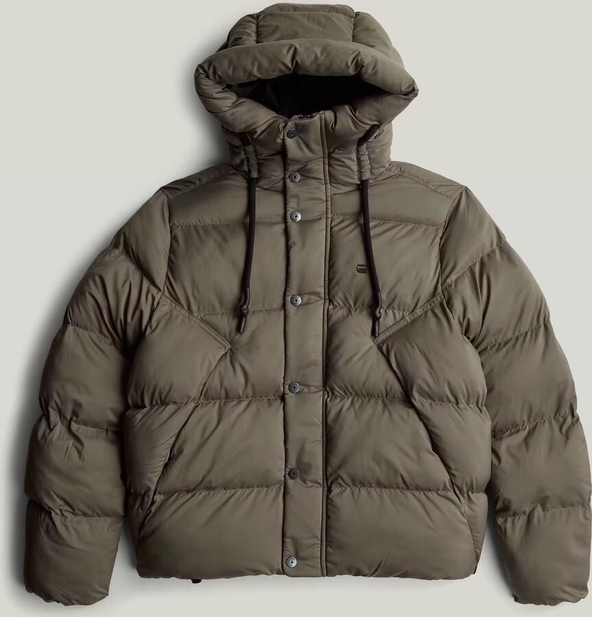 G-Star RAW Whistler Short Puffer Bruin Dames
