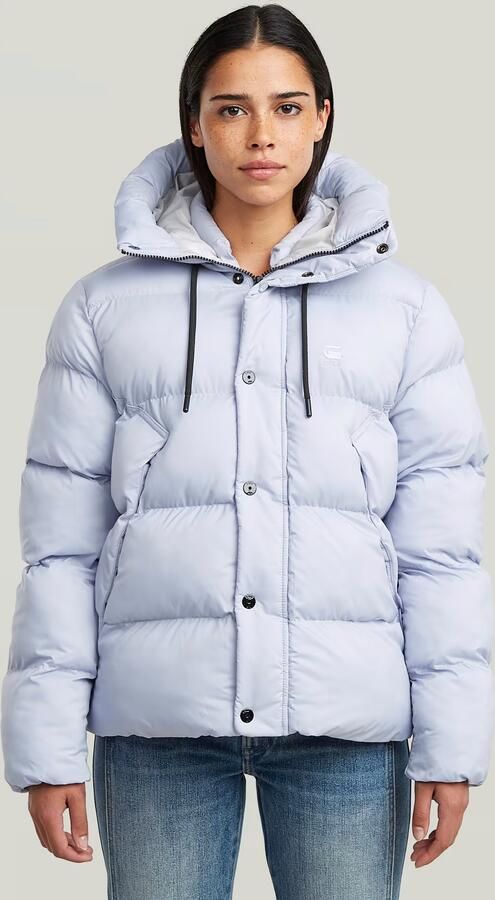 G-Star RAW Whistler Short Puffer Grijs Dames