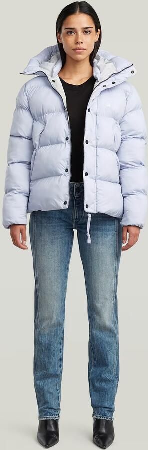 G-Star RAW Whistler Short Puffer Grijs Dames - Foto 7