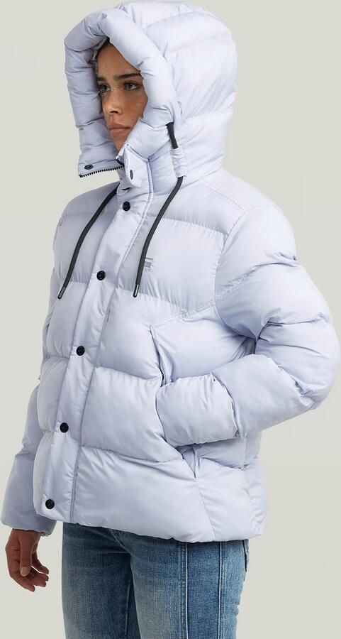 G-Star RAW Whistler Short Puffer Grijs Dames - Foto 6