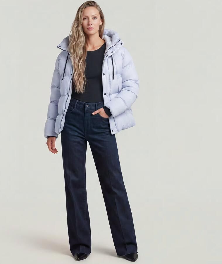 G-Star RAW Whistler Short Puffer Grijs Dames - Foto 3