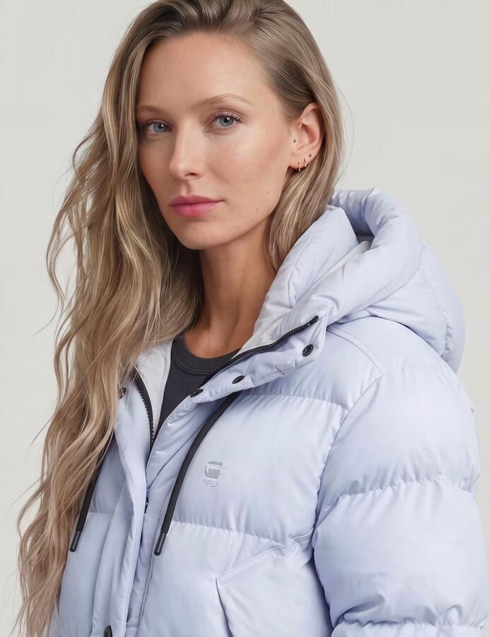 G-Star RAW Whistler Short Puffer Grijs Dames - Foto 4
