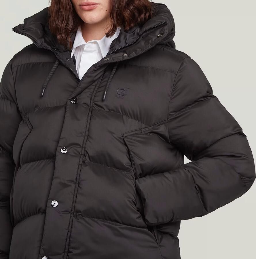 G-Star RAW Whistler Short Puffer Zwart Dames - Foto 2