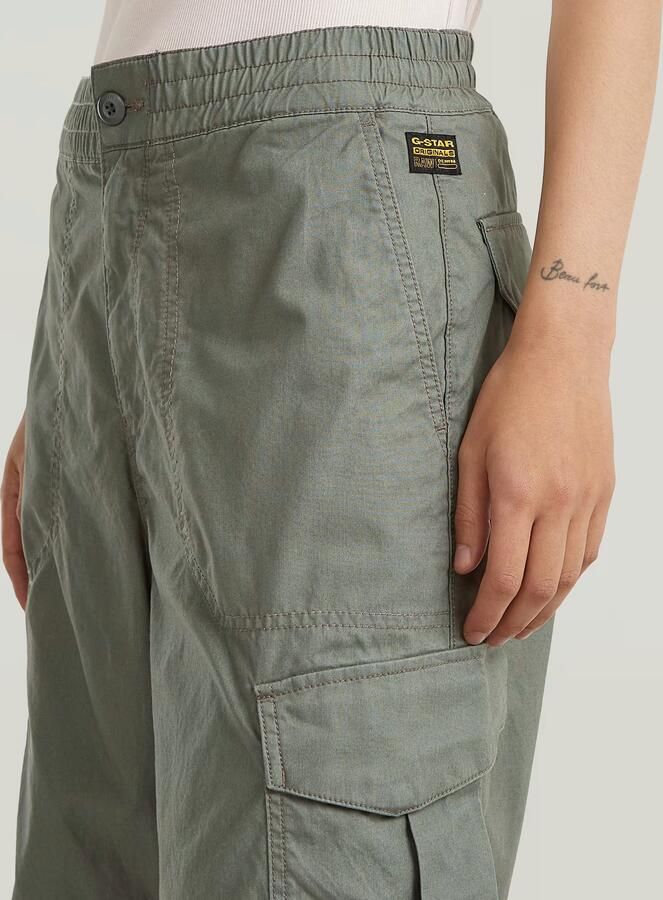G-Star RAW Wide Leg Cargobroek Groen Dames - Foto 4