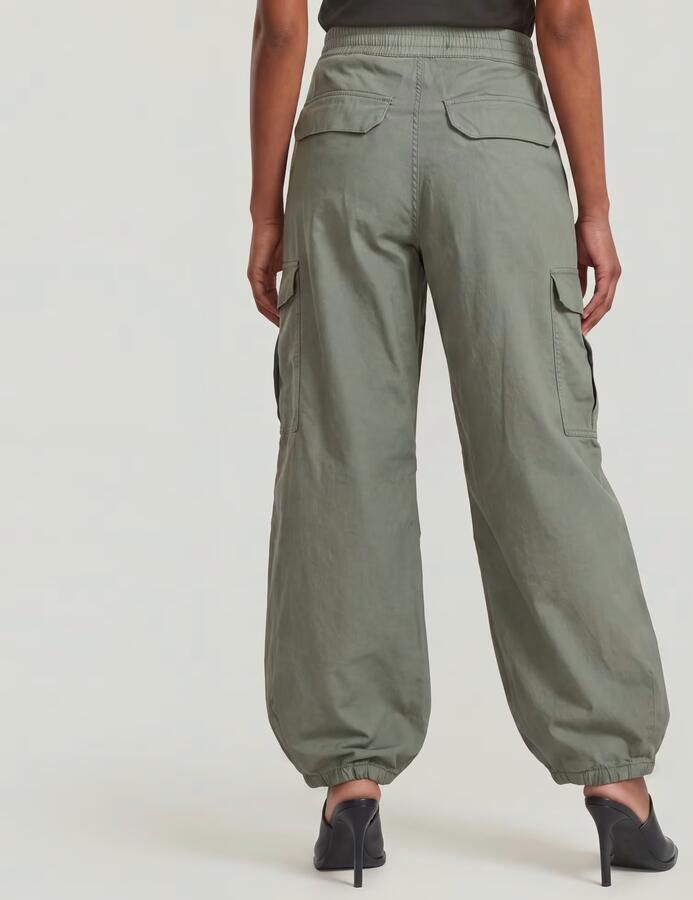 G-Star RAW Wide Leg Cargobroek Groen Dames - Foto 5
