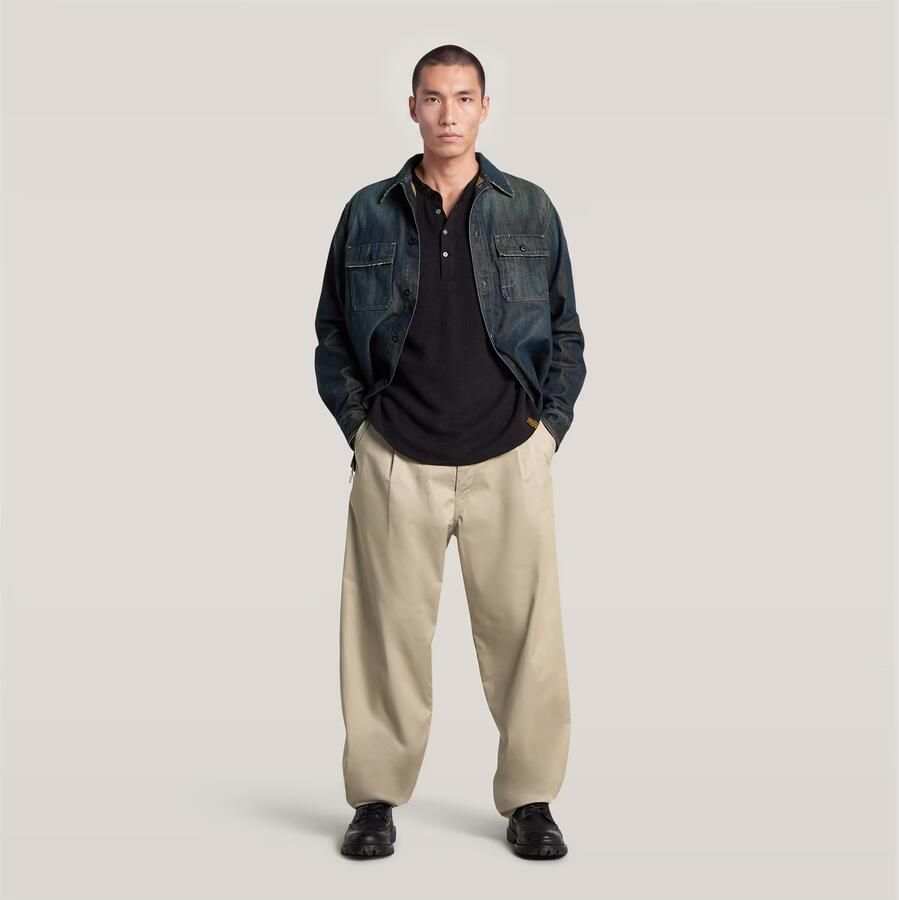 G-Star RAW Wide Leg Chino Beige Heren