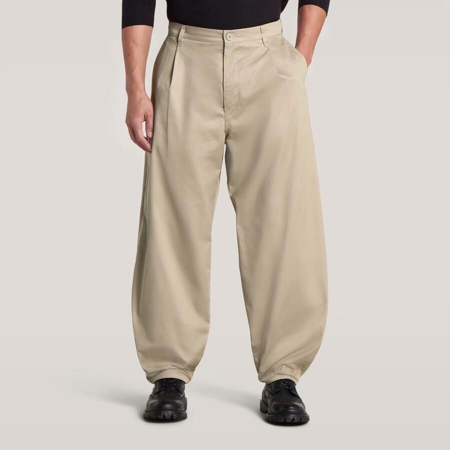 G-Star RAW Wide Leg Chino Beige Heren - Foto 4