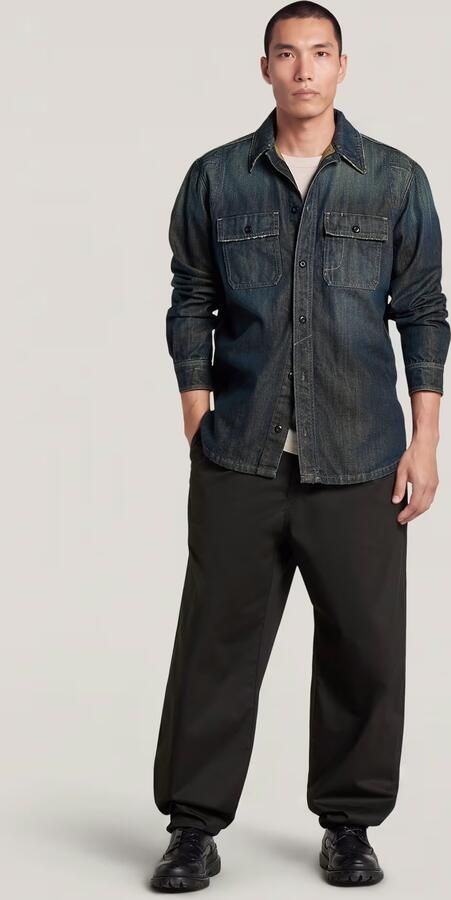 G-Star RAW Wide Leg Chino Zwart Heren - Foto 5