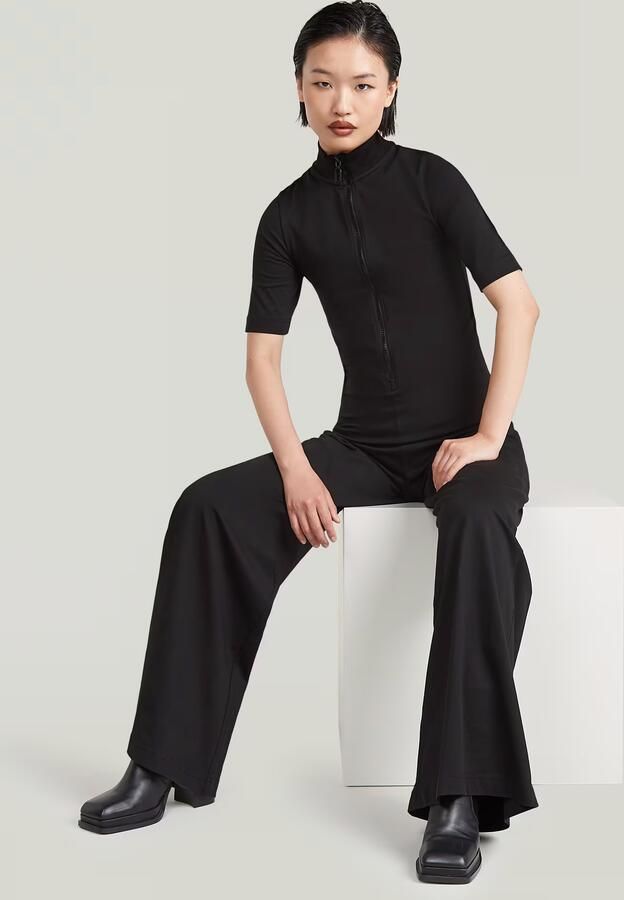 G-Star RAW Wide Leg Jumpsuit Zwart Dames - Foto 4