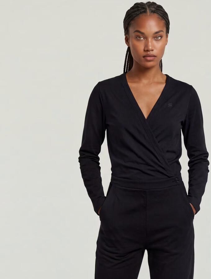 G-Star RAW Wide Leg Jumpsuit Zwart Dames - Foto 7