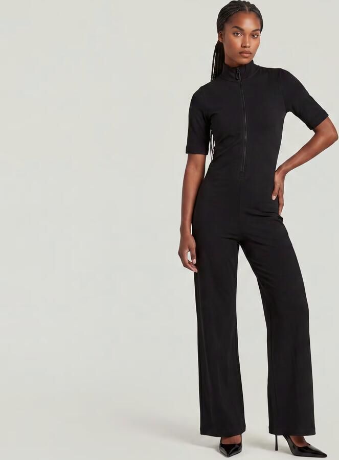 G-Star RAW Wide Leg Jumpsuit Zwart Dames - Foto 5