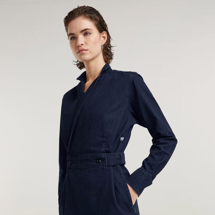G-Star RAW Wikkeljurk Wrap Dress met verstelbare taille
