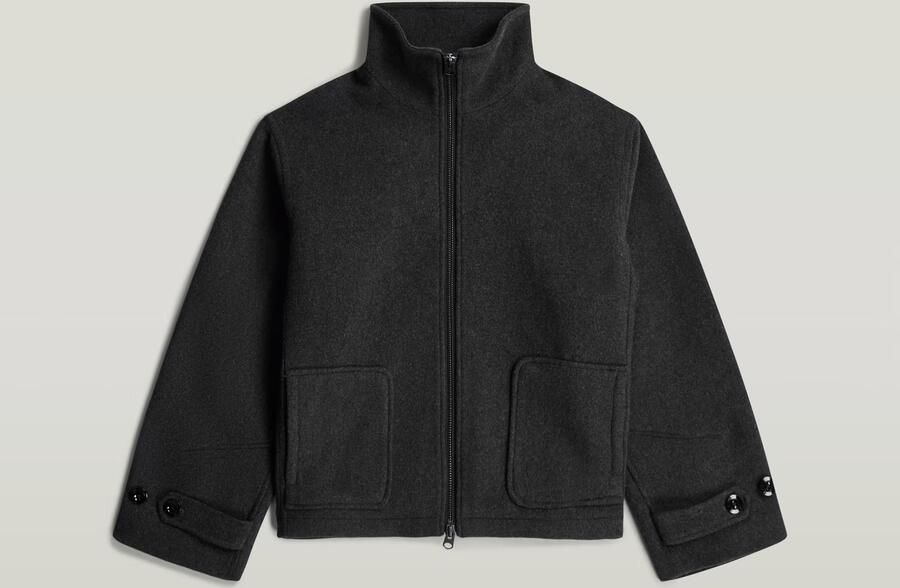 G-Star RAW Wool Blouson Grijs Dames - Foto 4