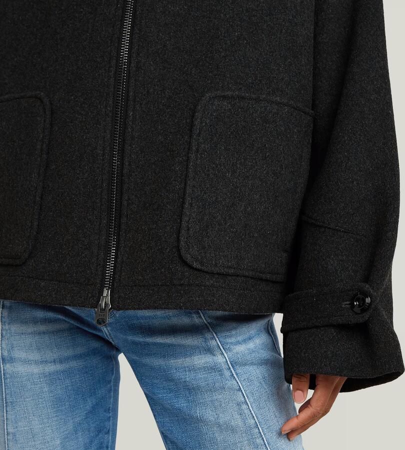 G-Star RAW Wool Blouson Grijs Dames - Foto 3