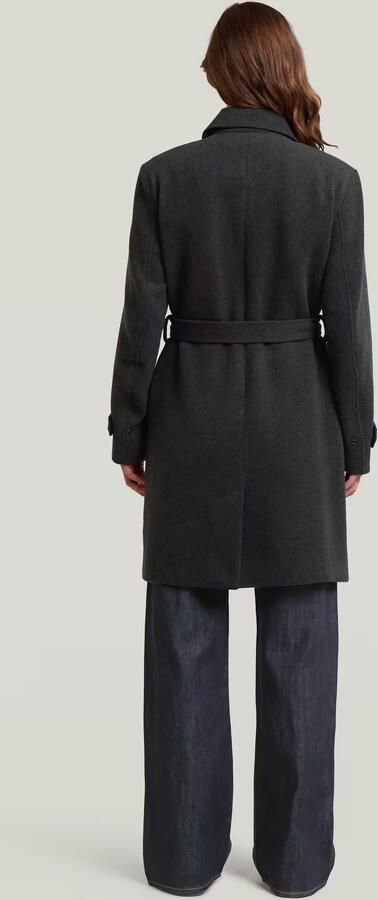 G-Star RAW Wool Car Coat Grijs Dames - Foto 6
