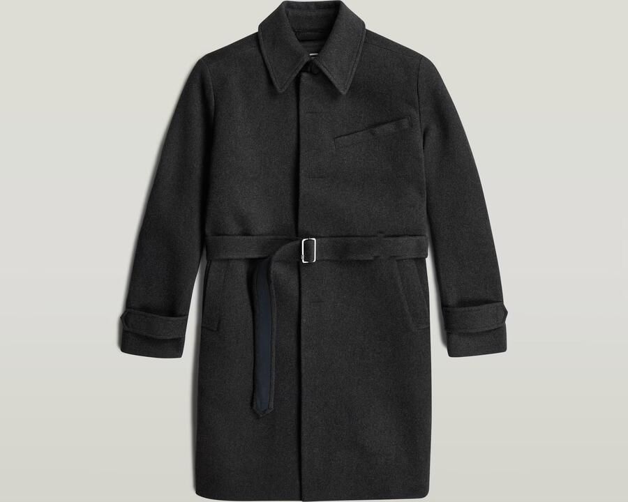 G-Star RAW Wool Car Coat Grijs Dames - Foto 4