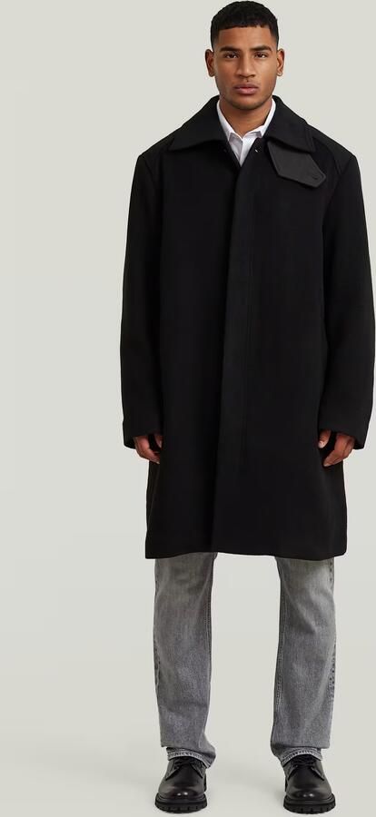 G-Star RAW Wool Car Coat Zwart Heren - Foto 5