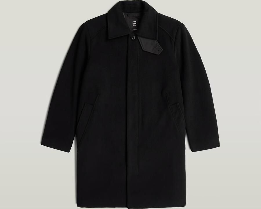 G-Star RAW Wool Car Coat Zwart Heren - Foto 4