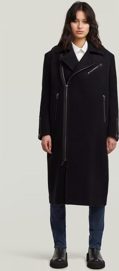 G-Star RAW Wool Perfecto Jas Zwart Dames