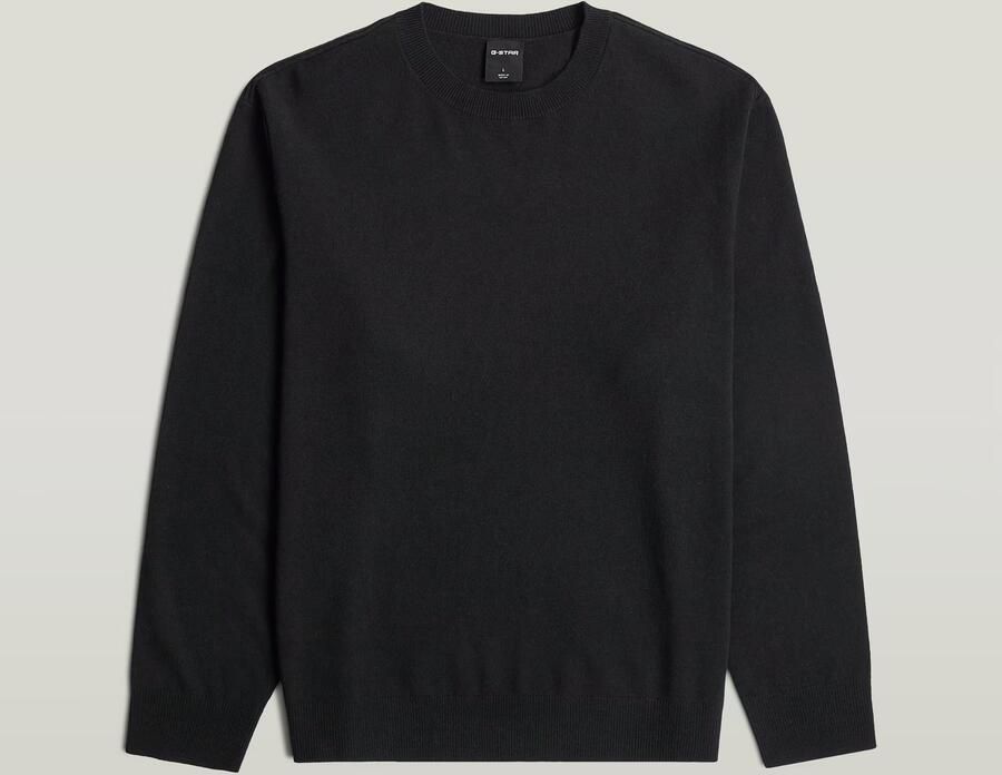 G-Star RAW Wool Refined Gebreide Trui Midden blauw Heren - Foto 5