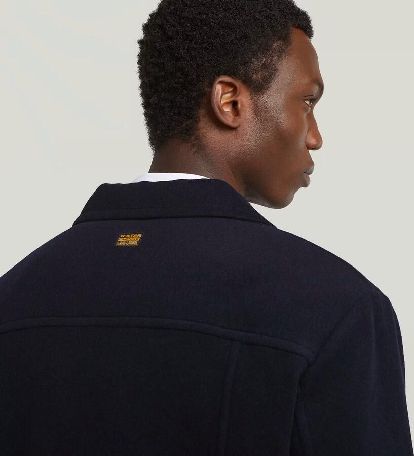G-Star RAW Wool Trucker Jack Donkerblauw Heren - Foto 2