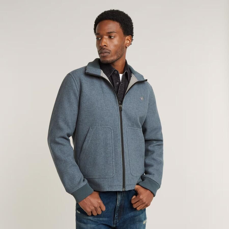 G-Star RAW Wool Utility Jack Grijs Heren - Foto 7
