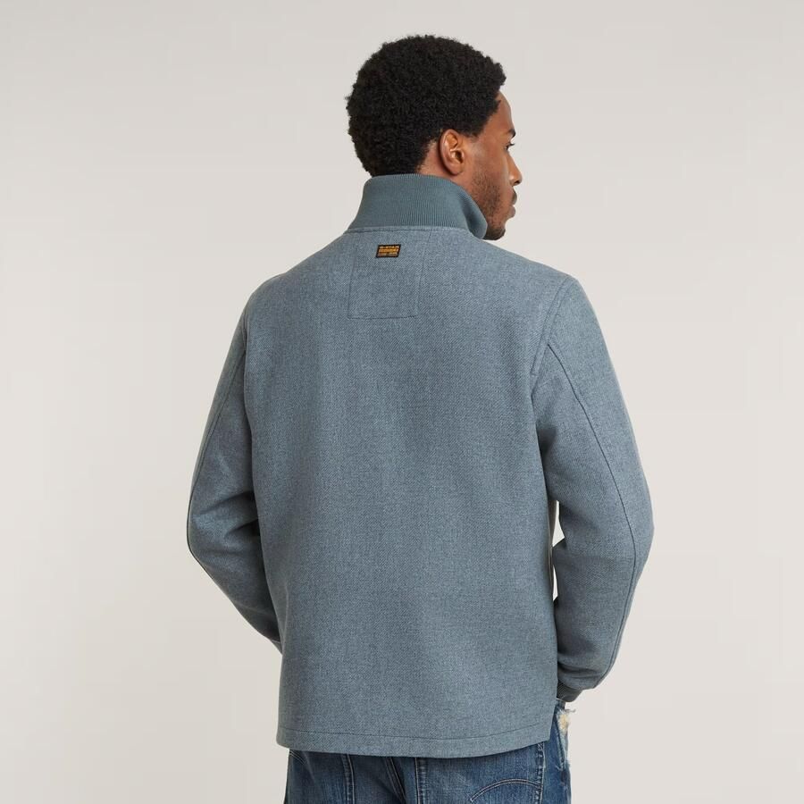 G-Star RAW Wool Utility Jack Grijs Heren