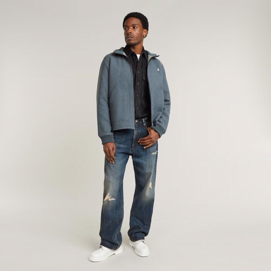 G-Star RAW Wool Utility Jack Grijs Heren - Foto 2