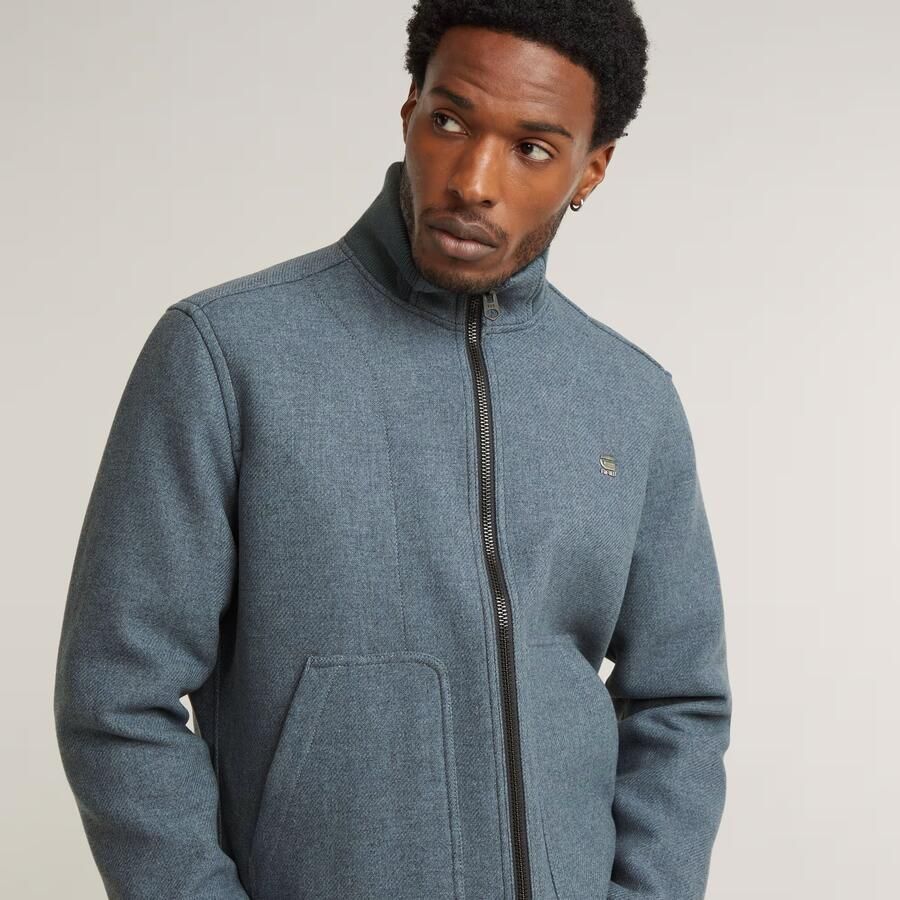 G-Star RAW Wool Utility Jack Grijs Heren - Foto 3