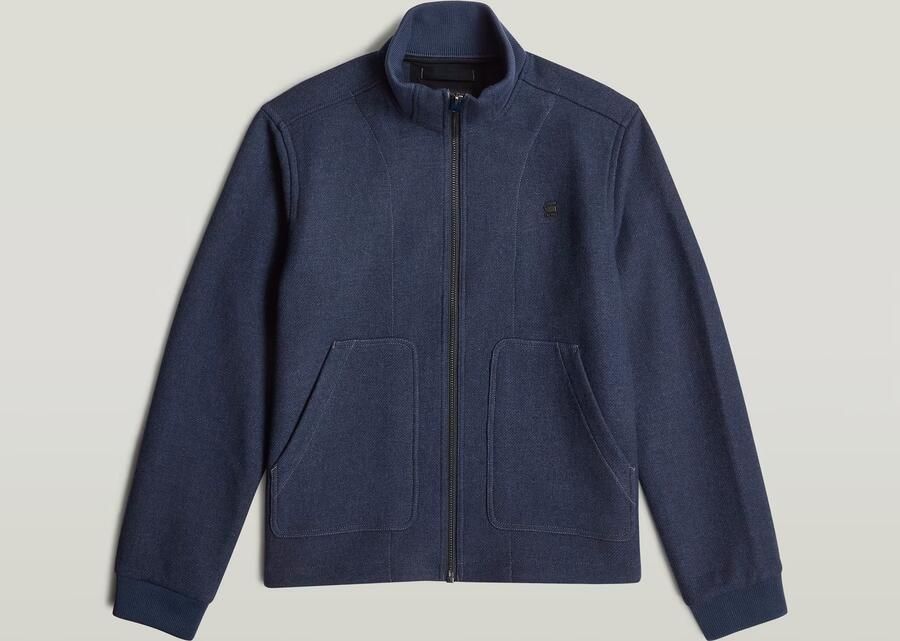 G-Star RAW Wool Utility Jack Midden blauw Heren - Foto 6