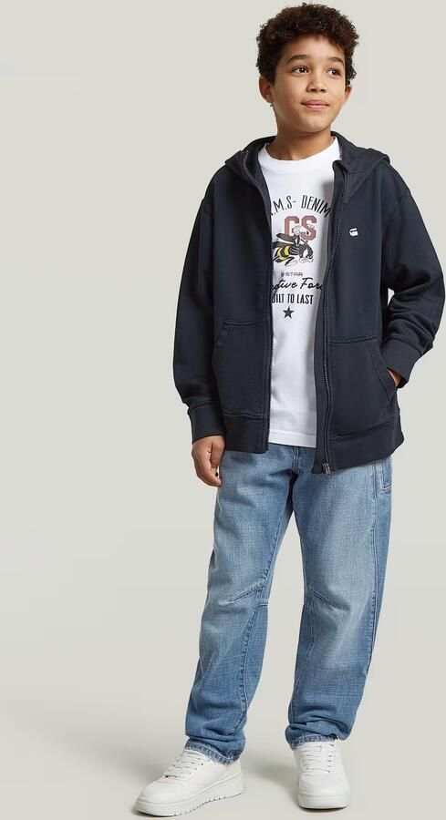 G-Star RAW Woolk Hoodie voor jongens Donkerblauw jongens - Foto 3