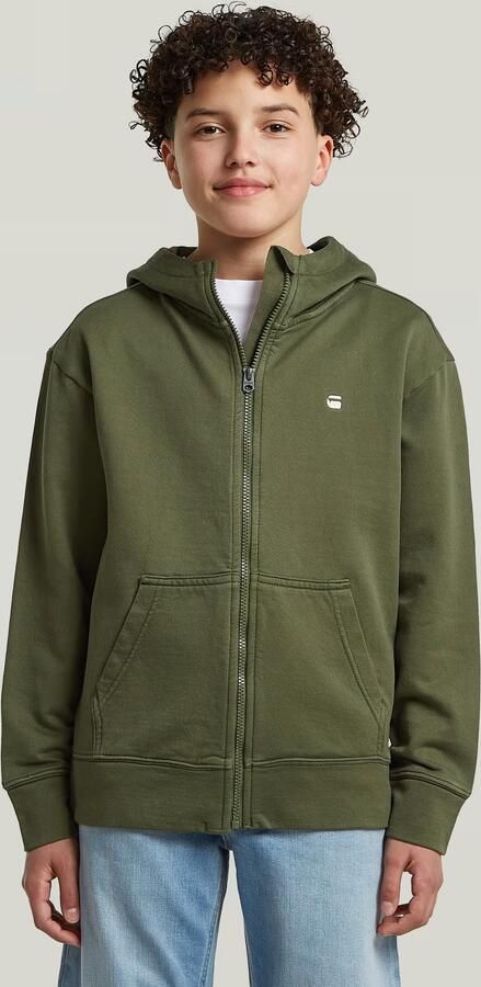 G-Star RAW Woolk Hoodie voor jongens Groen jongens - Foto 5