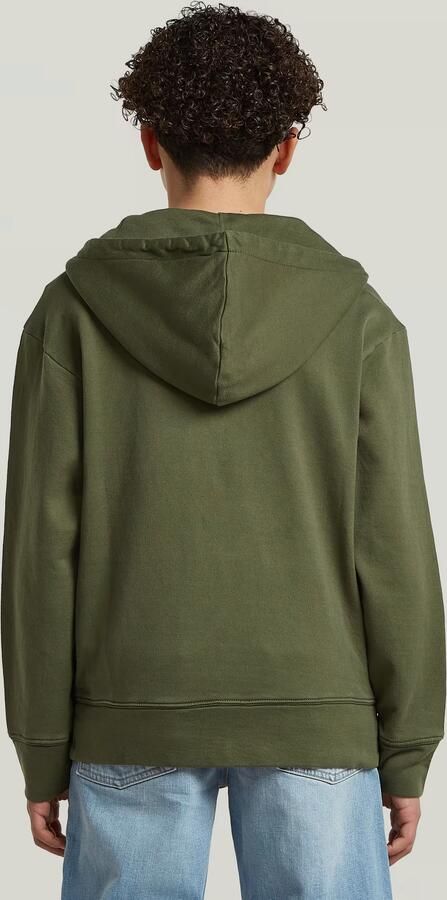 G-Star RAW Woolk Hoodie voor jongens Groen jongens - Foto 4