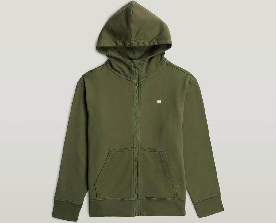 G-Star RAW Woolk Hoodie voor jongens Groen jongens - Foto 2