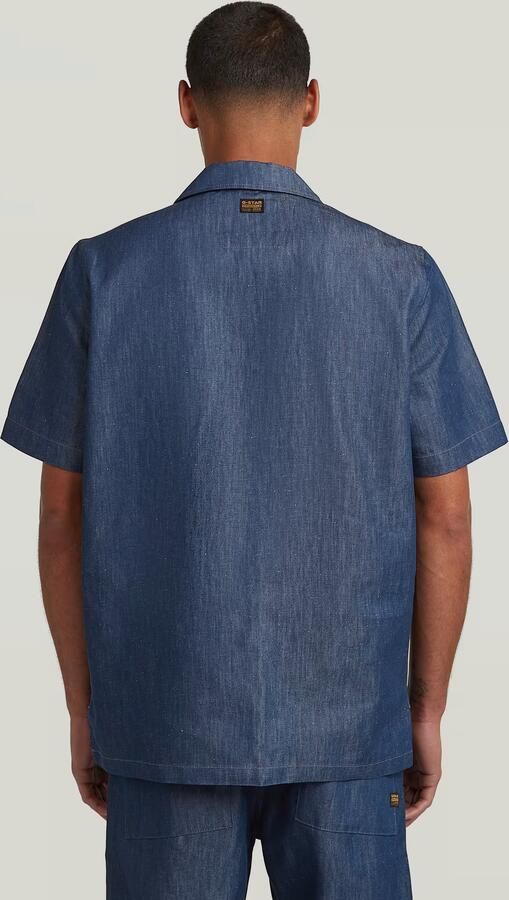 G-Star RAW Workwear Resort Regular Overhemd Donkerblauw Heren - Foto 6
