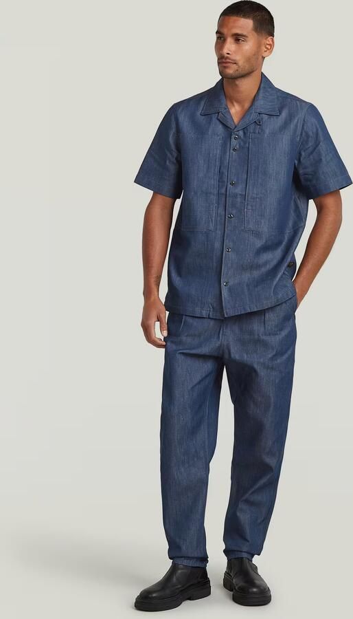 G-Star RAW Workwear Resort Regular Overhemd Donkerblauw Heren - Foto 4