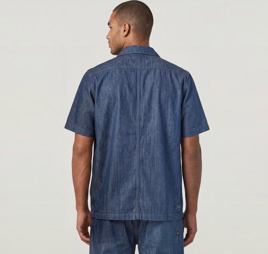 G-Star RAW Workwear Resort Regular Overhemd Donkerblauw Heren - Foto 3