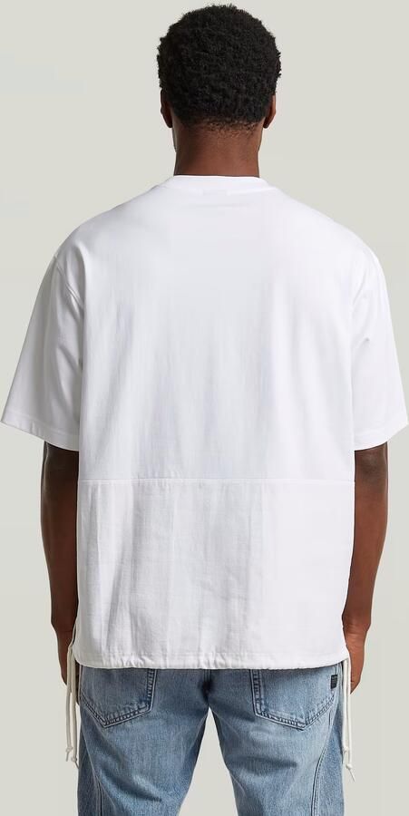G-Star RAW Woven Mix Loose T-Shirt Wit Heren - Foto 5