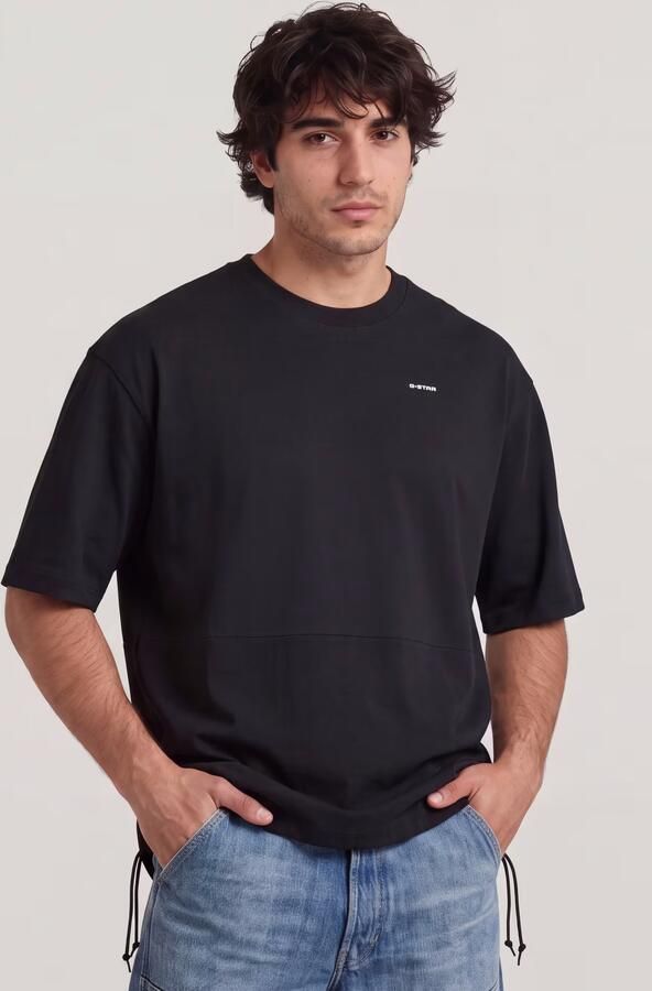 G-Star RAW Woven Mix Loose T-Shirt Zwart Heren - Foto 6