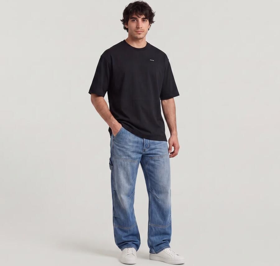 G-Star RAW Woven Mix Loose T-Shirt Zwart Heren - Foto 3