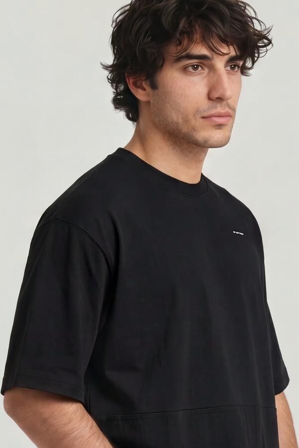 G-Star RAW Woven Mix Loose T-Shirt Zwart Heren - Foto 5